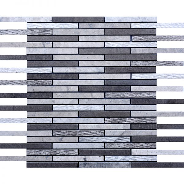 MMV09 mosaïque bozen new gris 30 x 30 cm