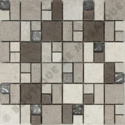 MMV13 mosaïque quadro gris 30 x 30 cm