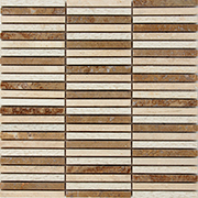 MMV21 mosaïque bora travertin 30 x 30 cm