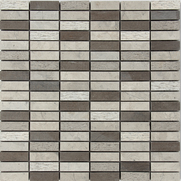 MMV27 mosaïque rosa gris 30 x 30 cm