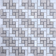 MMV41 mosaïque nettuno bianco 30 x 30 cm