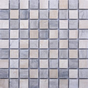 MM3016 mosaïque damier thala gris – thala beige