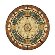 T25 table ronde en mosaïque de marbre
