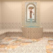 APPLICATION MOSAÏQUE THALA BEIGE ADOUCI / MULTIFORMAT SCABAS / IZMIR SCABAS / PALLADIANA SCABAS