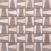 MMV73 mosaïque pyramide travertin
