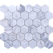 MMV104 mosaïque hexagone bianco