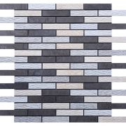 MMV134 Mosaïque silver gris mix