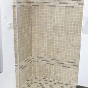 NOS RÉALISATIONS  : MOSAIQUE DE MARBRE THALA BEIGE